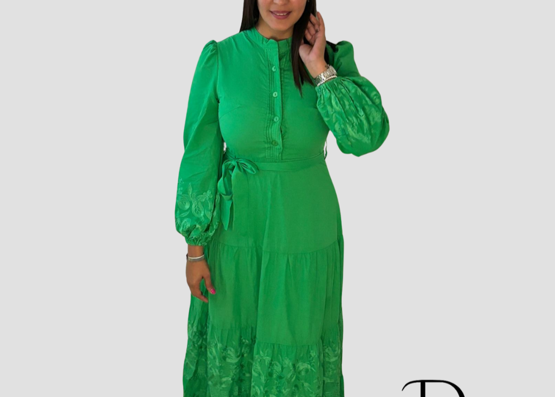 Vestido Maxi Verde Esmeralda