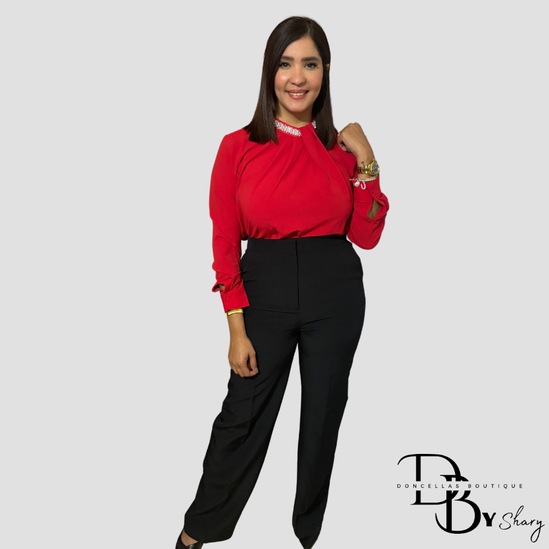Blusa "Ruby Pearl"