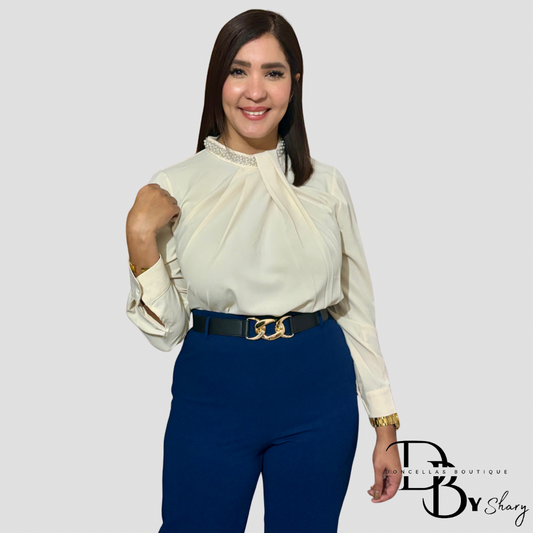 Blusa "Ivory Luxe"