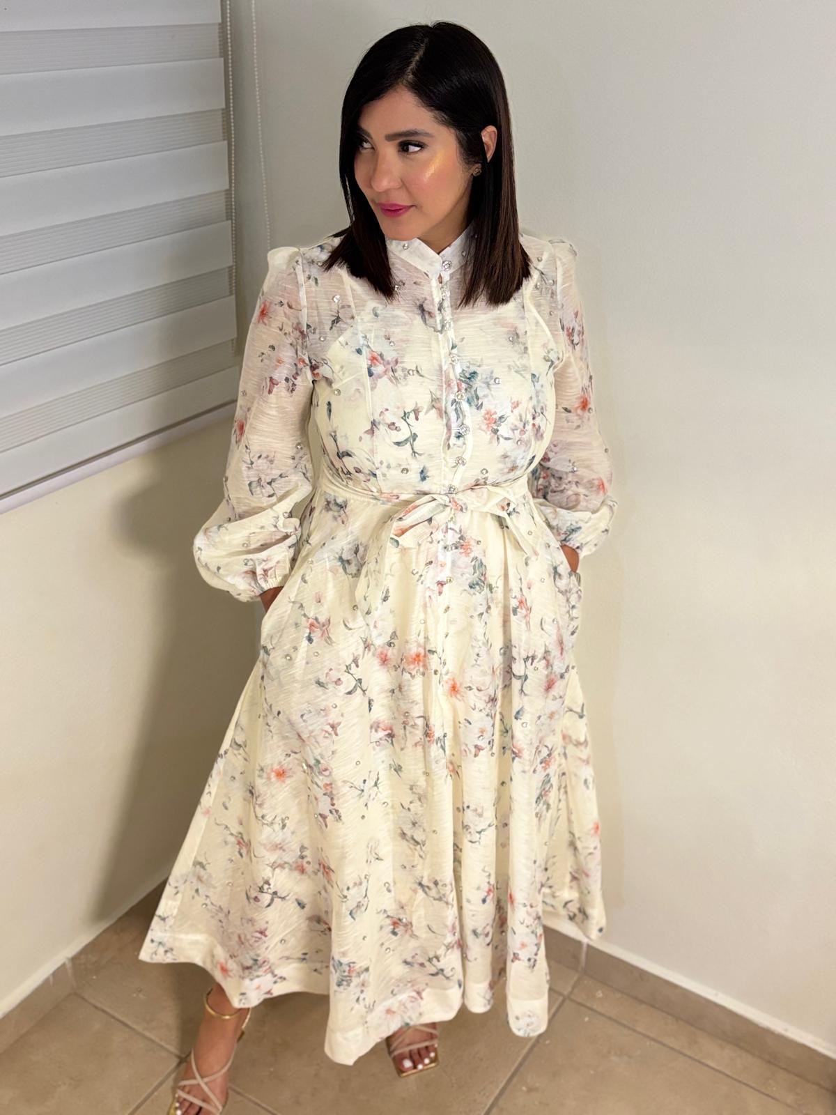 Vestido Doncella Floral de ensueño