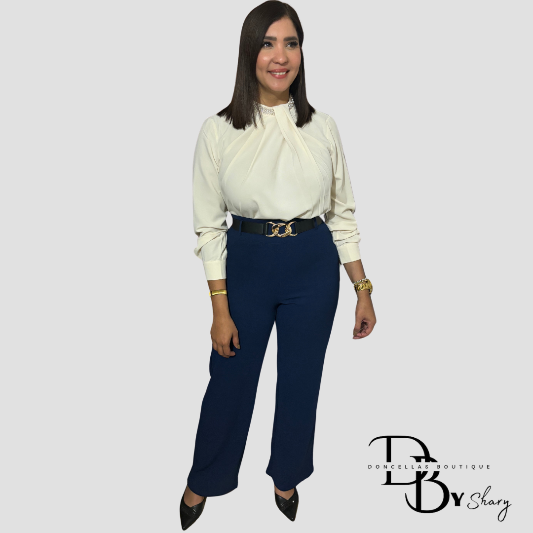 Pantalón Estilo Ejecutivo - Navy